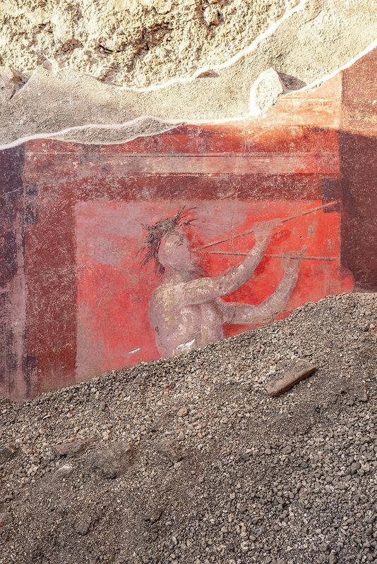 Rare frescoes unearthed in Pompeii shed light on ancient rituals