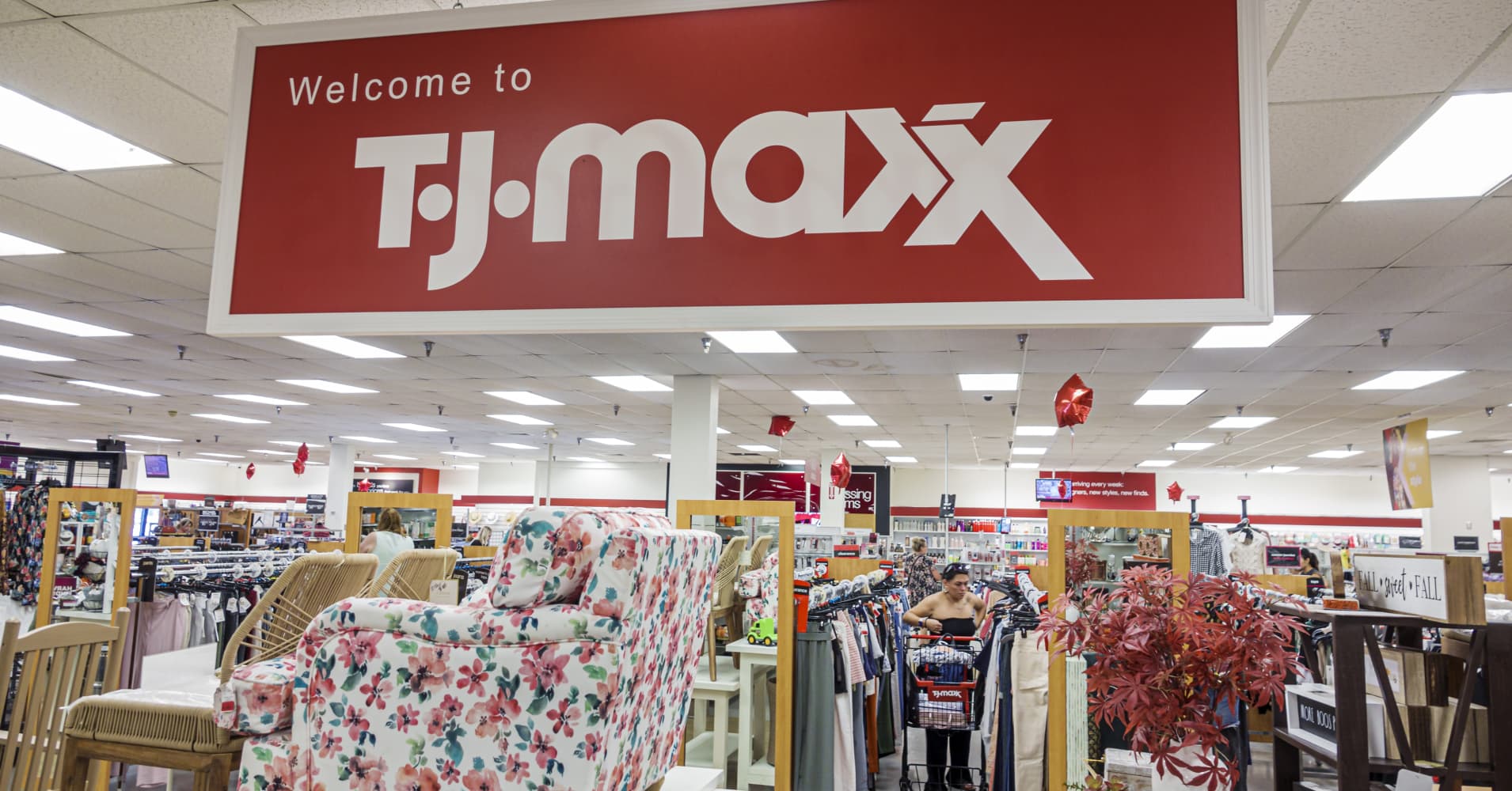 TJ Maxx parent company says it will benefit from chaotic market