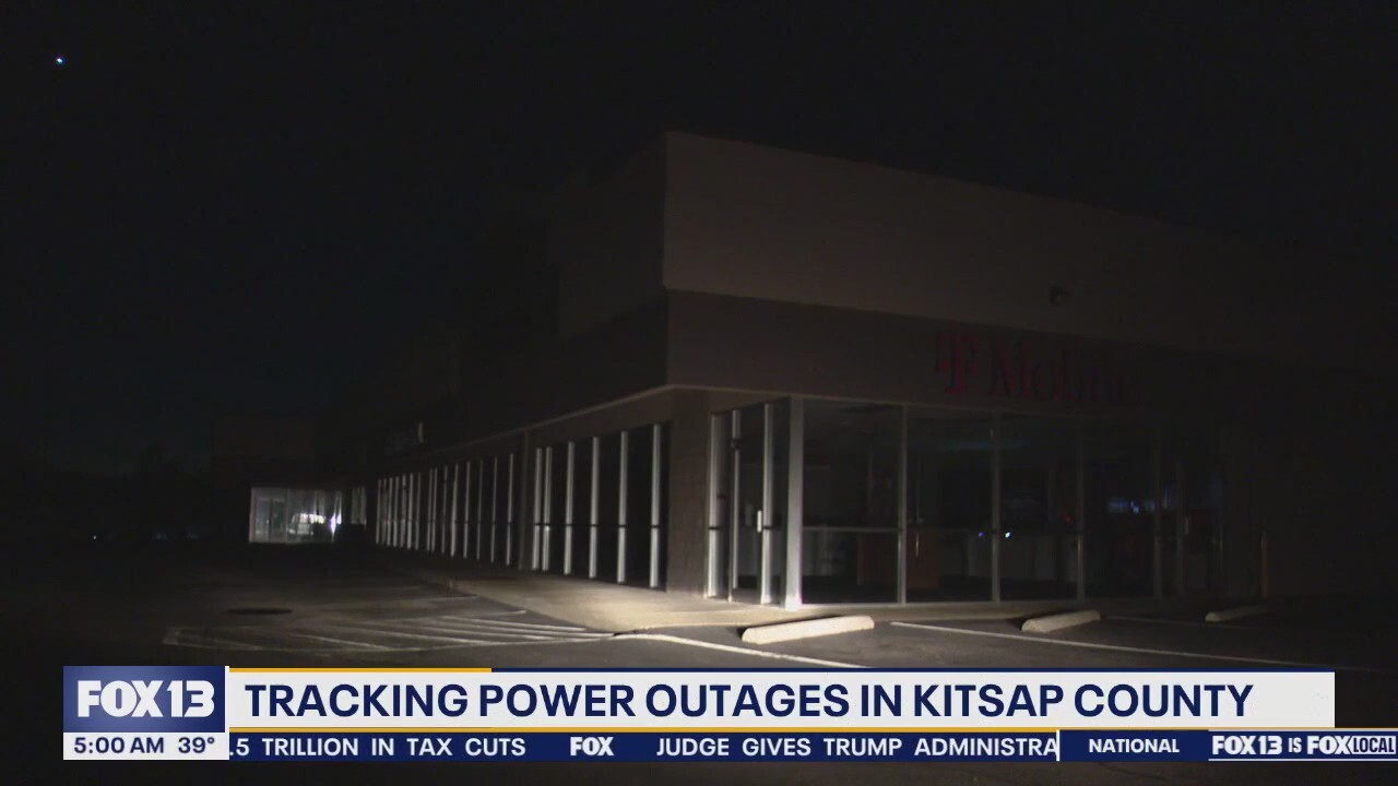 Tracking power outages in Kitsap County, WA