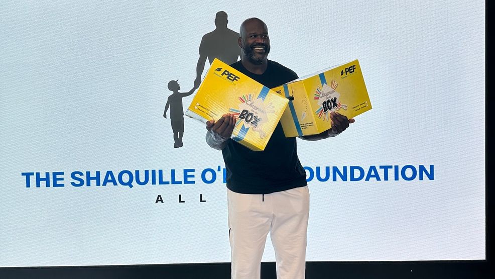 Shaquille O'Neal Foundation donates 12k in educational resources to