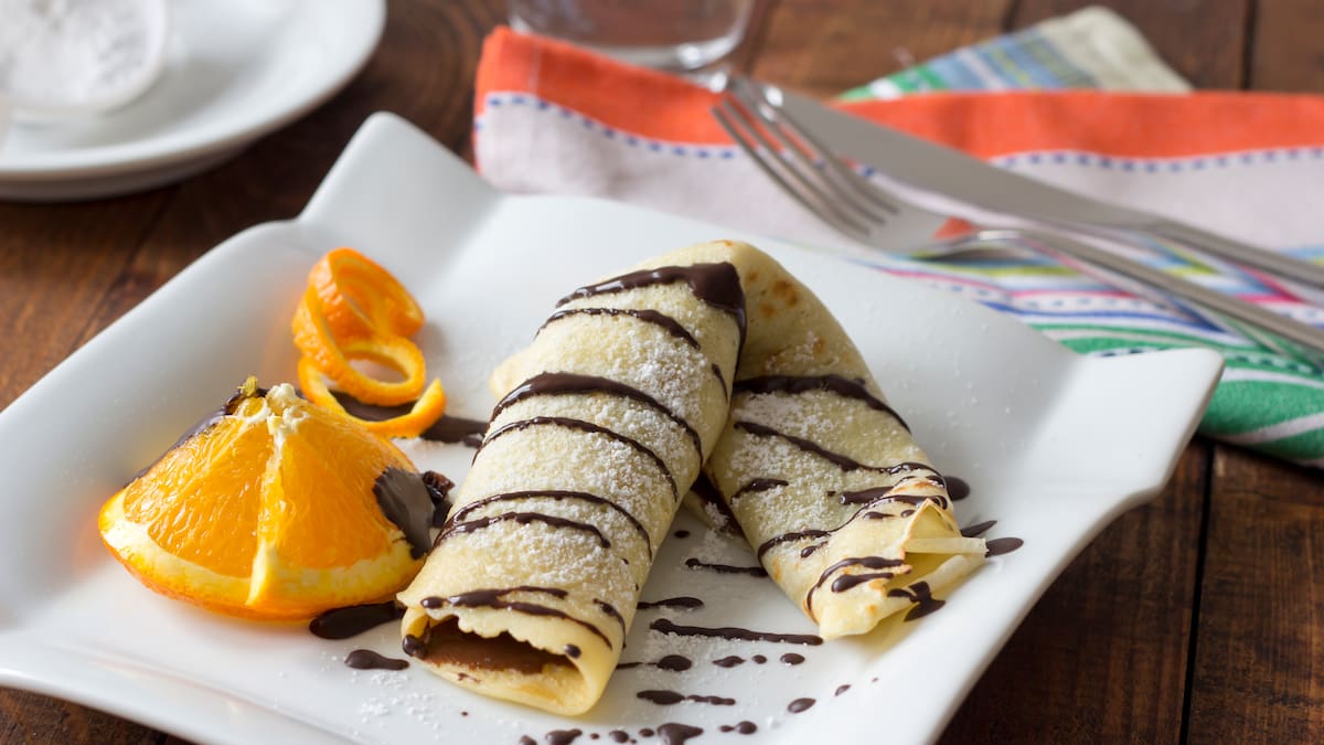 Ideal zum Frühstück: Omeletten mit Orangen-Ricotta-Creme