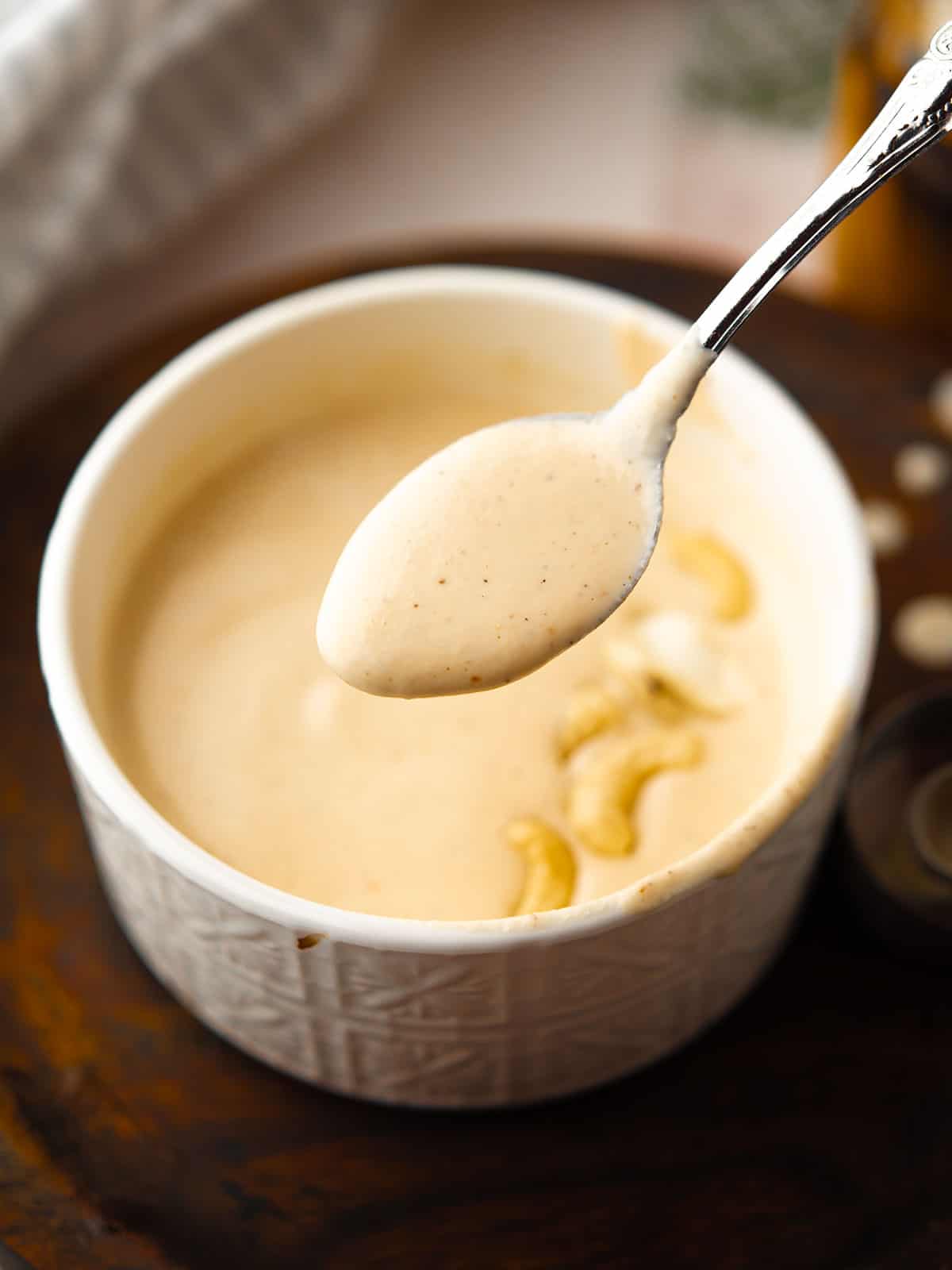 Spicy cashew dressing