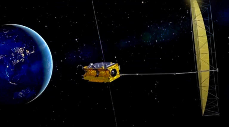 A depiction of Ludi Tance 4-01before its antenna array was extended. Image: CGTN