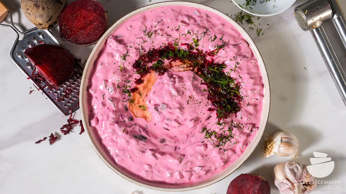 Rote Bete Zaziki – einfaches Rezept