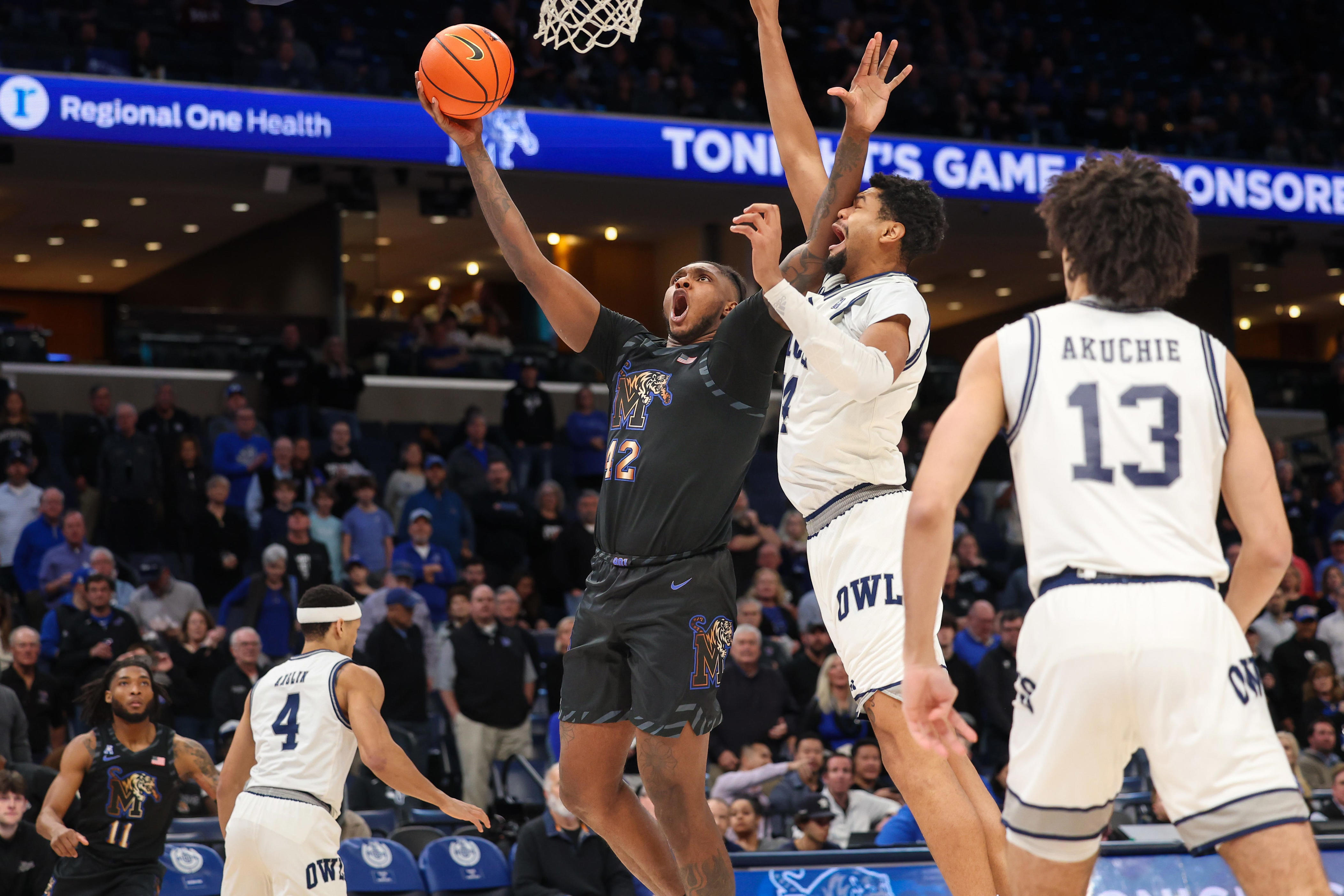 Memphis basketball vs Rice final score: Dain Dainja, late surge lift ...