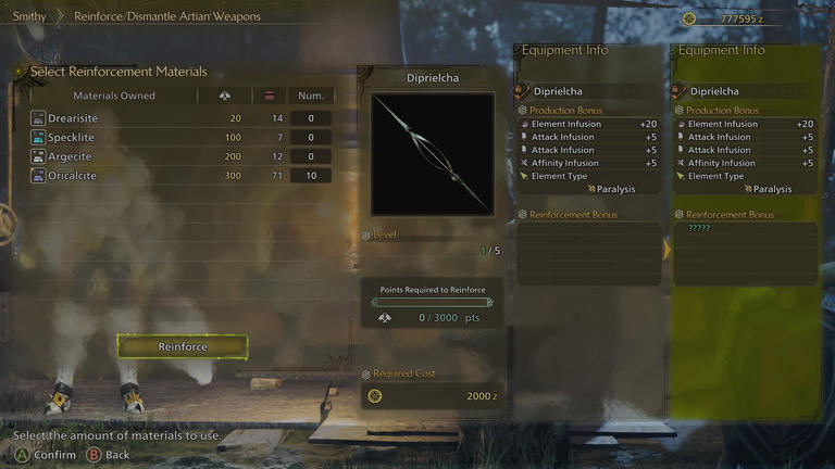 How to craft Artian weapons in Monster Hunter Wilds