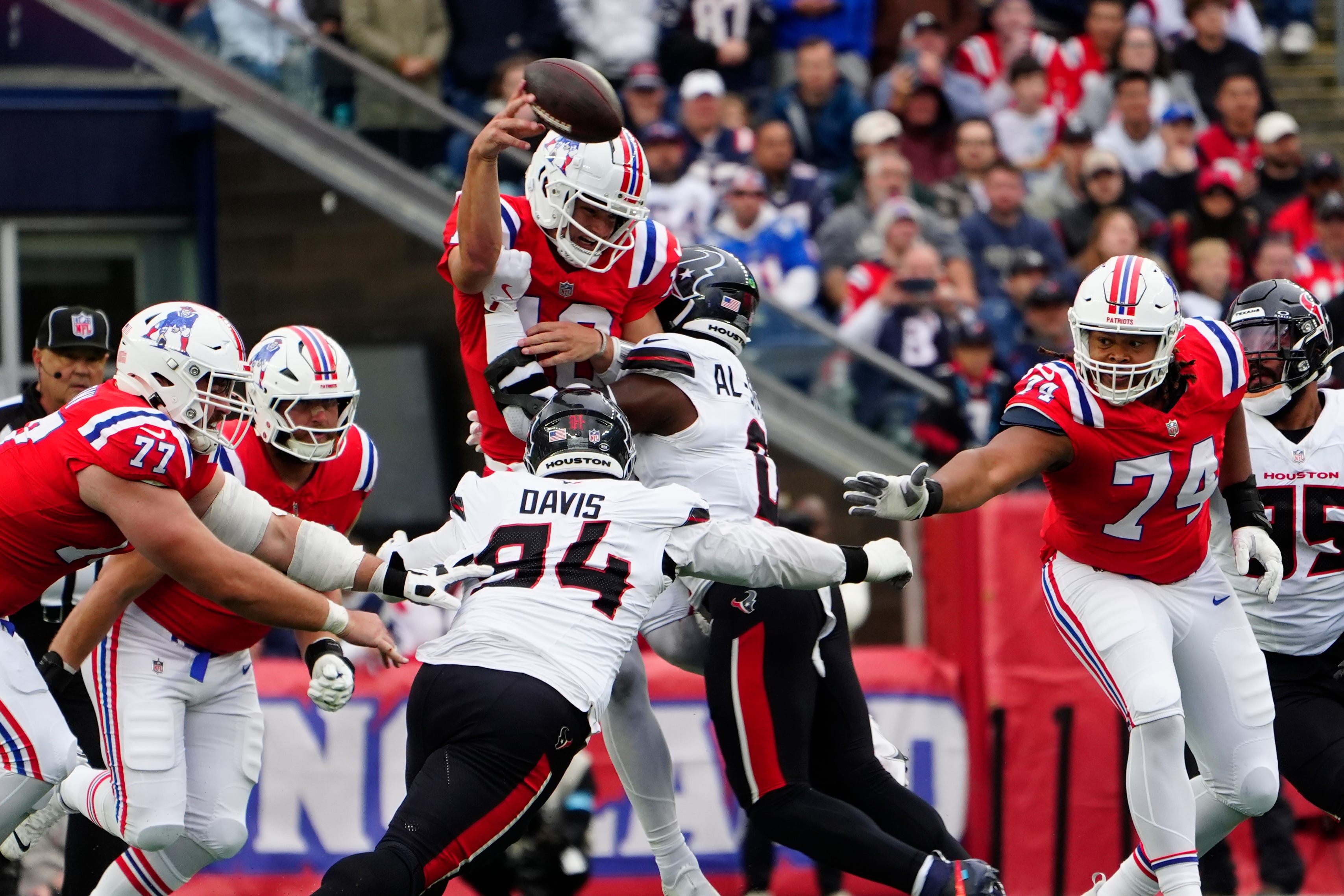 Texans vs Patriots odds, point spread, moneyline, over/under for betting