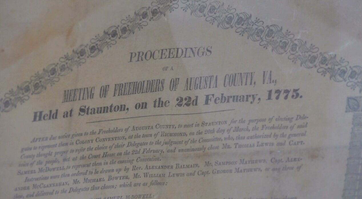 Augusta Circuit Court commemorates 250th anniversary of Augusta Resolves Augusta Circuit Court commemorates 250th anniversary of Augusta Resolves