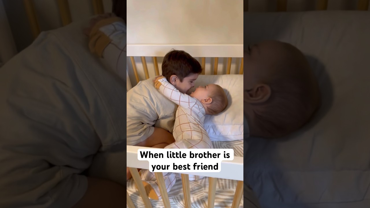 Little brother proves he’s built-in best friend forever