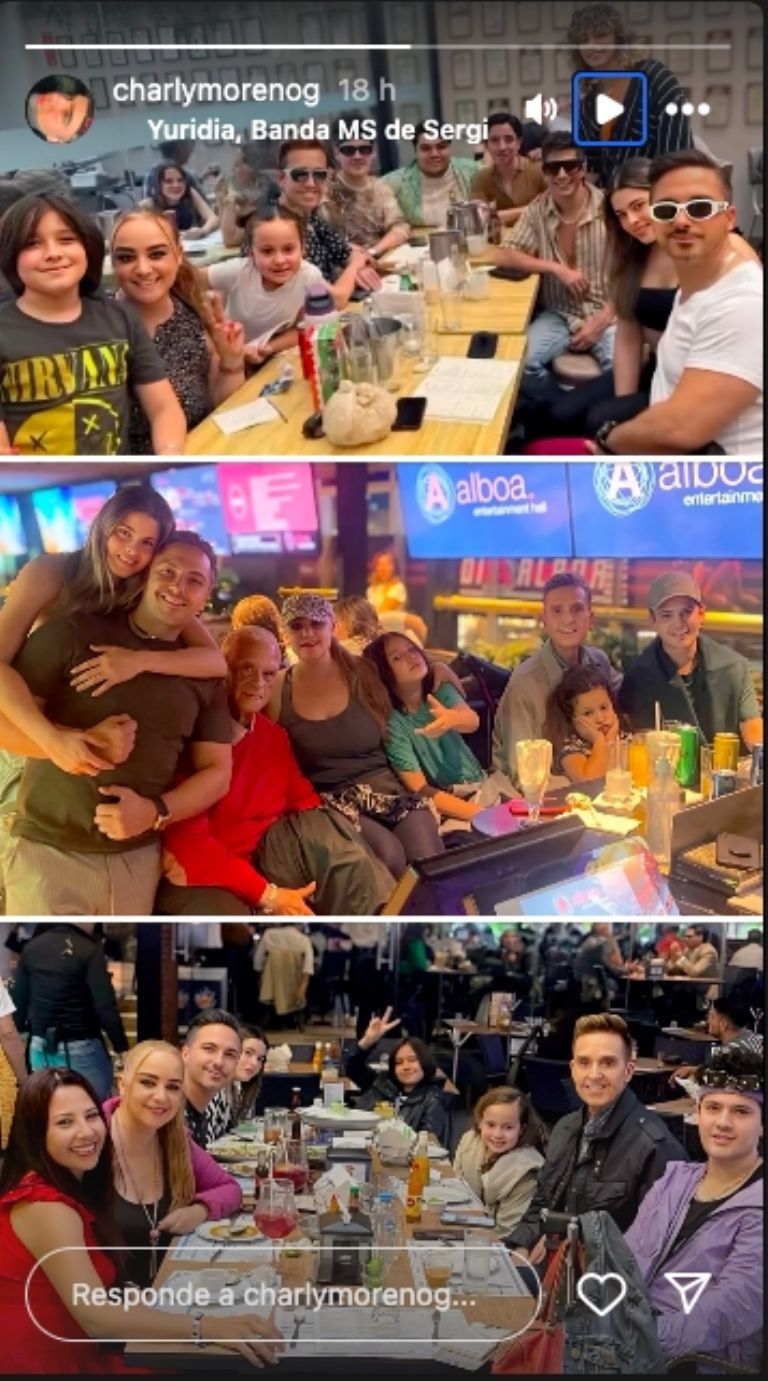 Chrly recordó así a Daniel. IG @charlymorenog