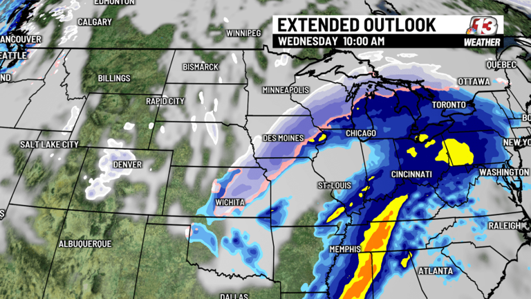 Forecast: Wind, rain, snow in the future