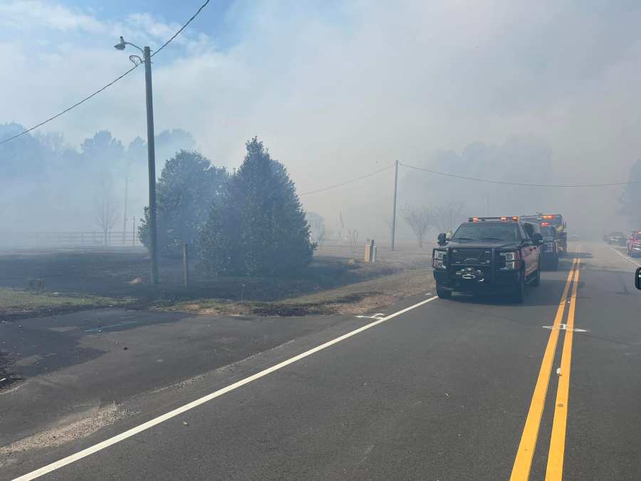 100acre fire near Conway fully contained, Horry County Fire Rescue says