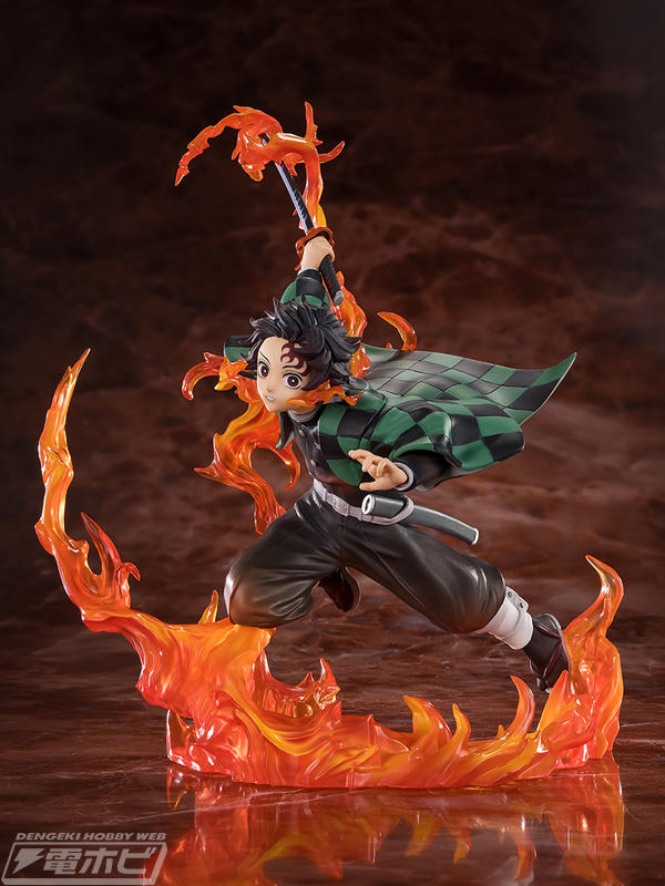 炭治郎 戦闘ポーズ フィギュア 炎エフェクト 炭治郎 戦闘ポーズ フィギュア 炎エフェクト 鬼滅の刃』最終決戦を