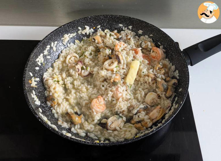 Passo 9 - Risoto de frutos do mar congelado: Receita fácil, cremosa e saborosa