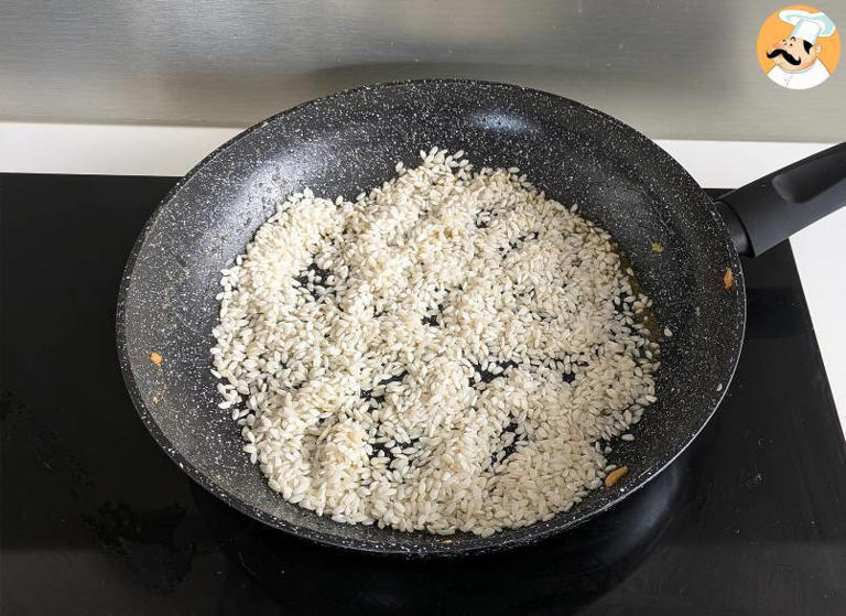 Passo 5 - Risoto de frutos do mar congelado: Receita fácil, cremosa e saborosa