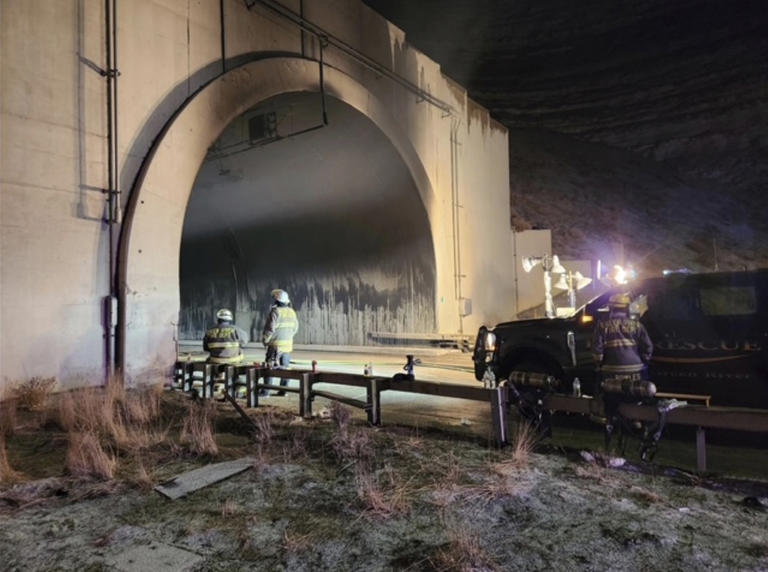 Investigators find 3rd victim from fiery Wyoming highway tunnel crash