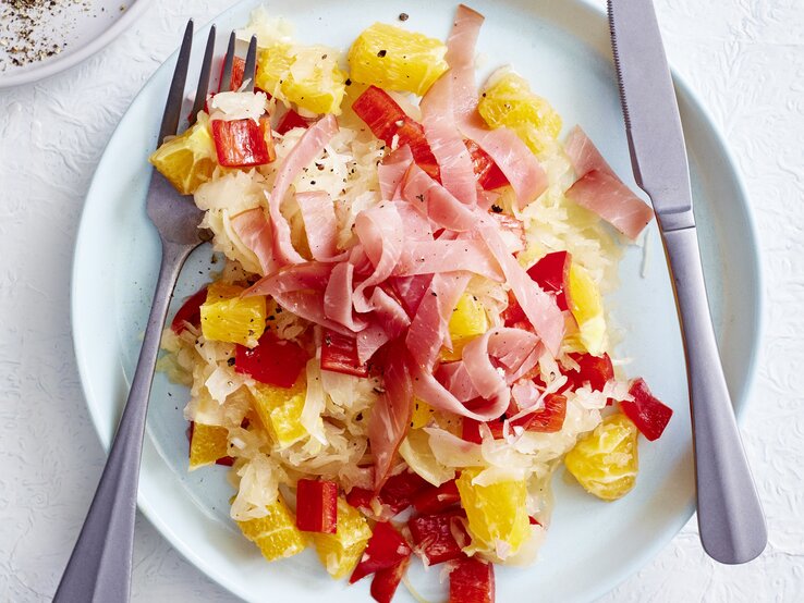 Sauerkrautsalat mit Orange: Leckeres kann so einfach sein