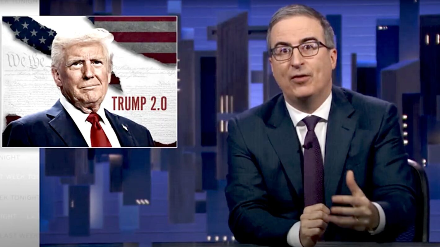 John Oliver Blasts Donald Trump’s First Month in Office in ‘Last Week