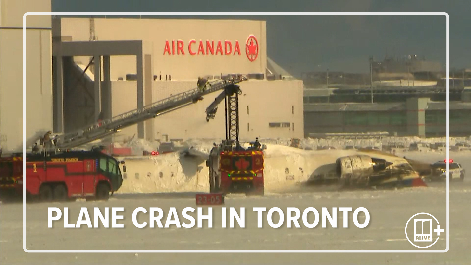 Delta Airlines plane crash in Toronto