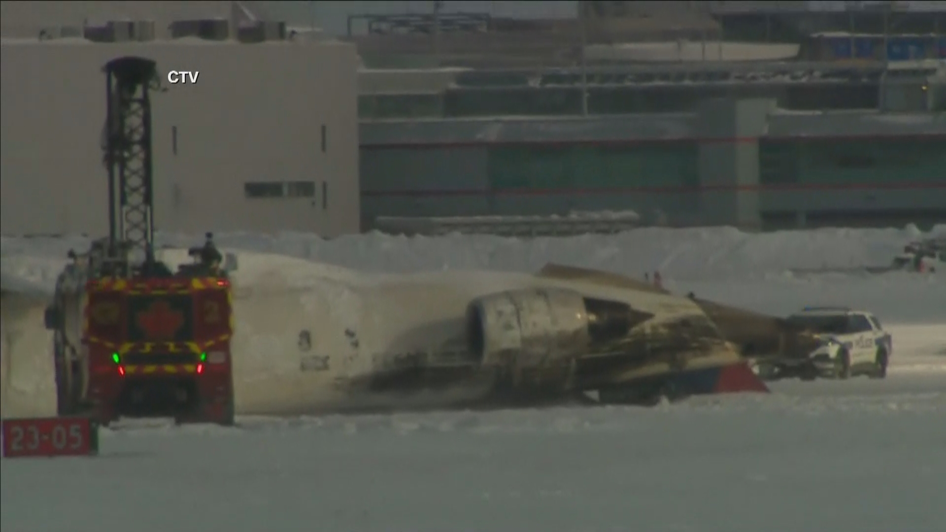 Minneapolis plane crashes at Toronto airport; multiple injuries reported