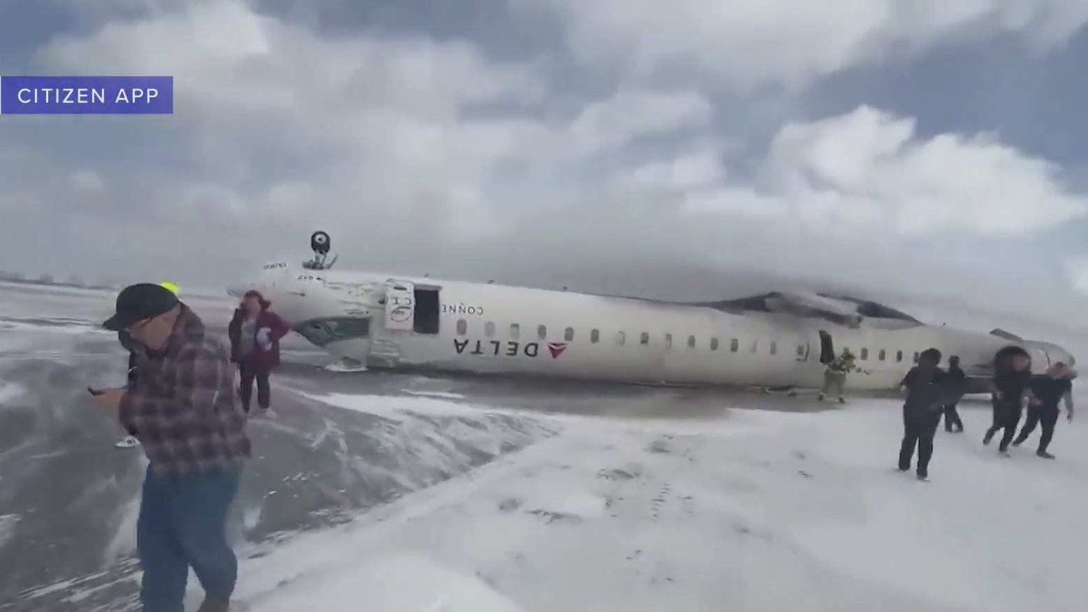 Child among those hurt after Delta flight flips while landing at