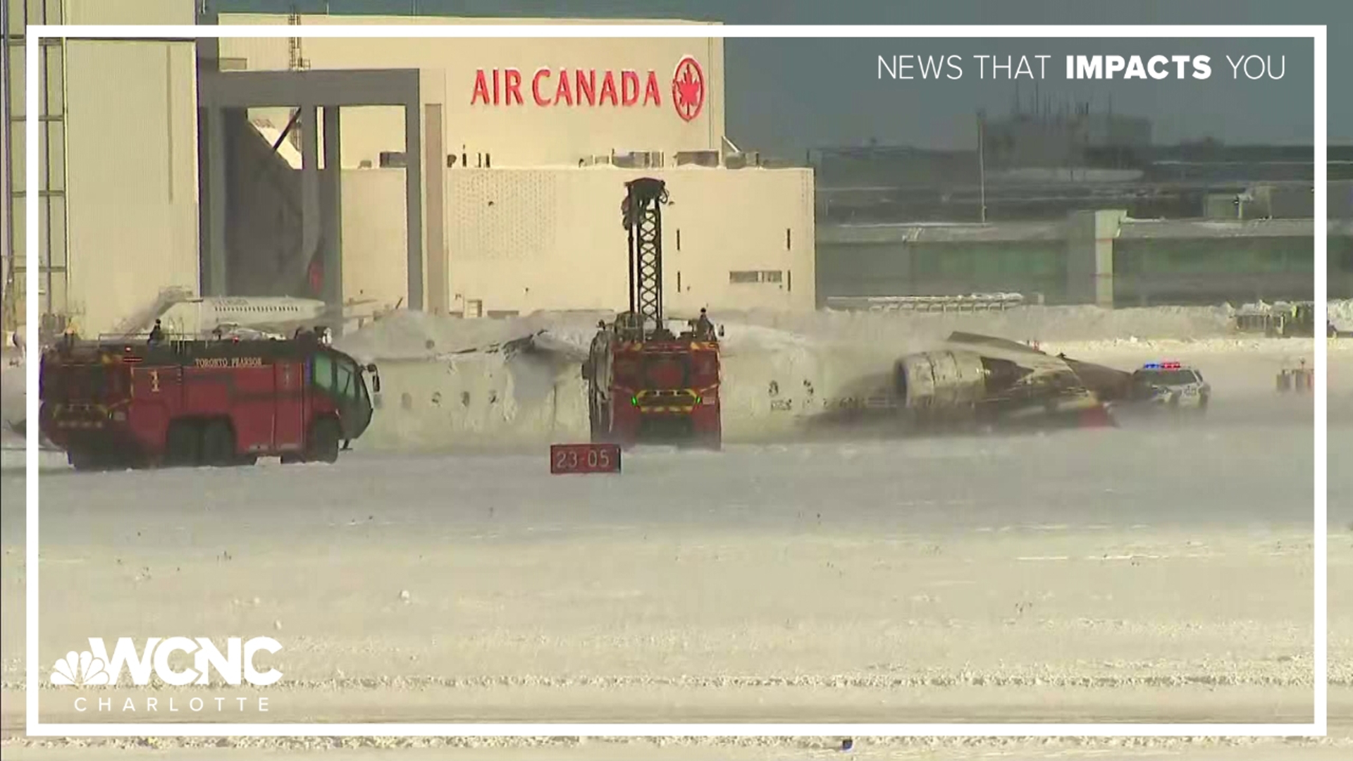 Delta Air Lines plane flips on landing in Toronto and a badly hurt
