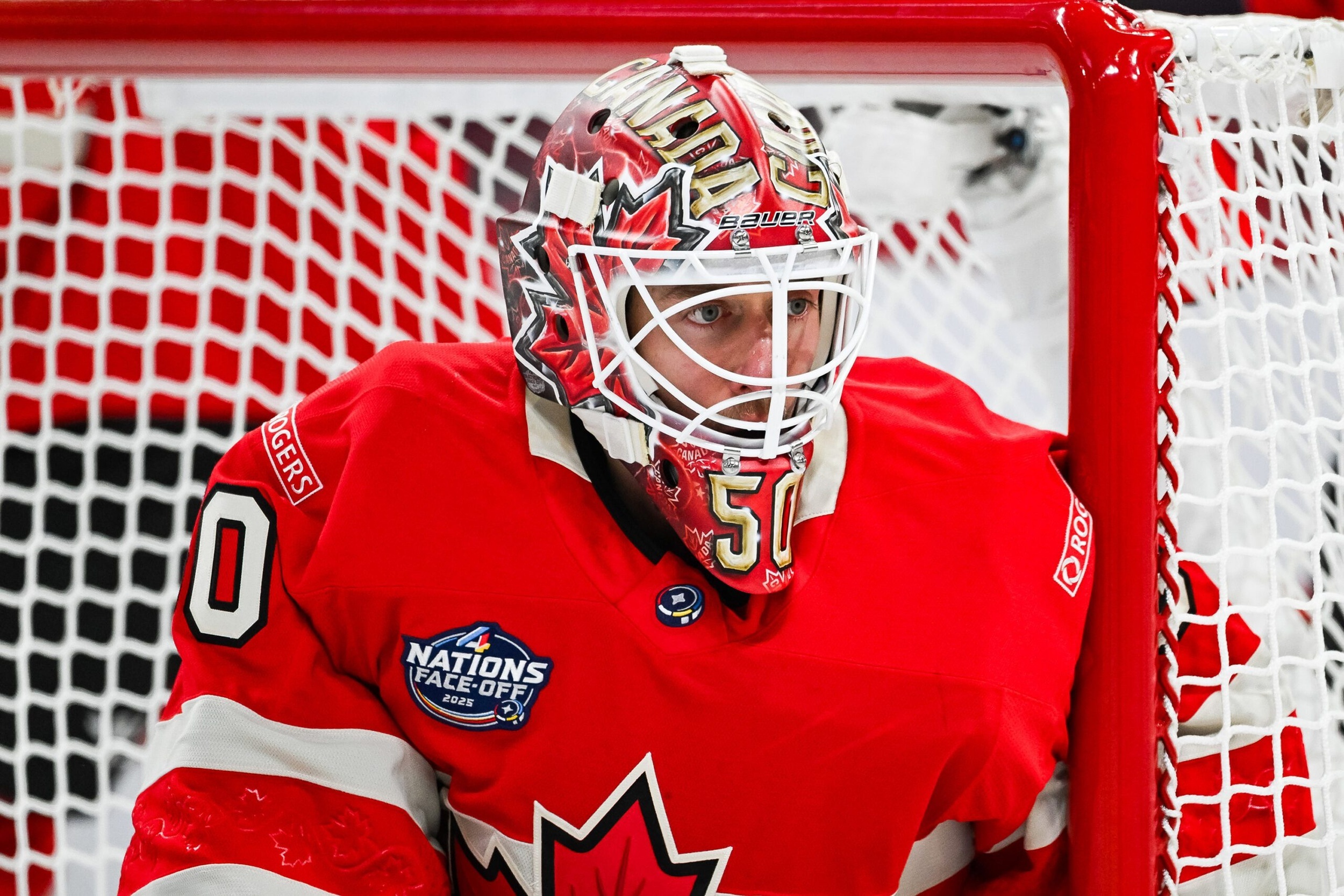 Blues’ Jordan Binnington to start Canada’s first Olympic game against ...