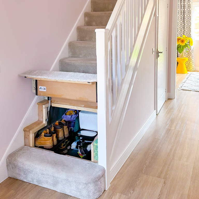 This clever hack will transform your stairs into storage - how to