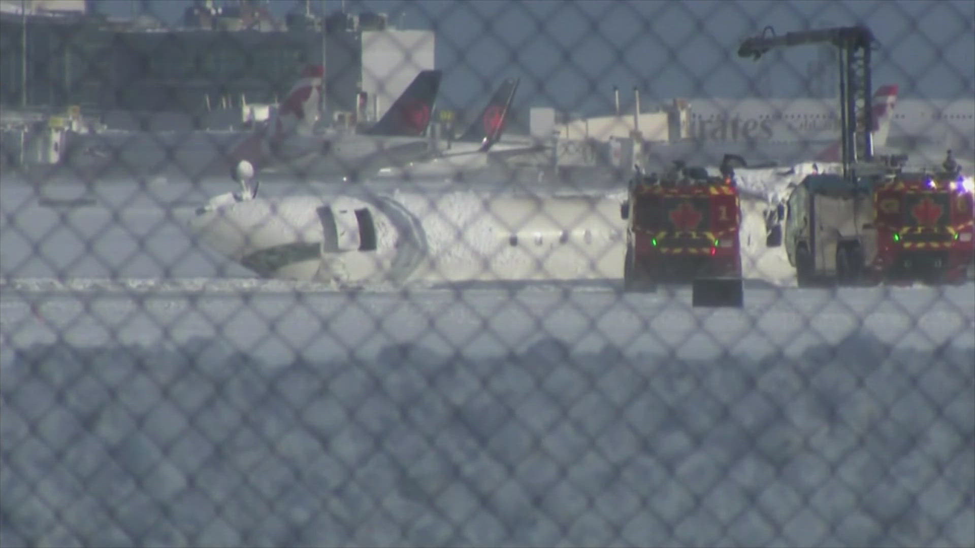 Delta Air Lines plane flips on landing in Toronto and a badly hurt