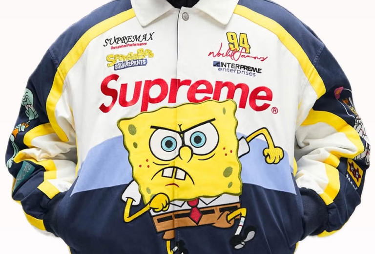 Supreme's SpongeBob SquarePants SS25 Collaboration Features