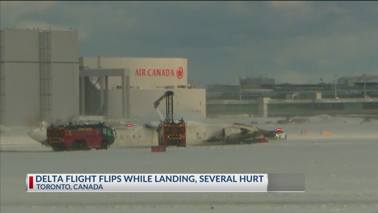 17 injured in Delta jet crash in Toronto, airport official says