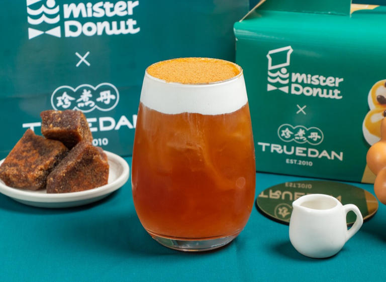手搖控開喝！Mister Donut聯名珍煮丹新品必喝