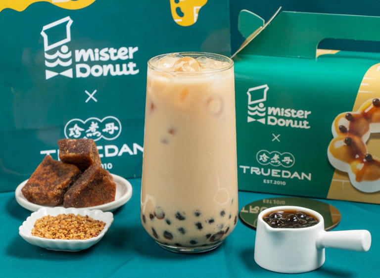 手搖控開喝！Mister Donut聯名珍煮丹新品必喝