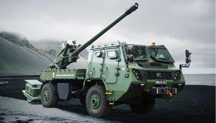 Kalyani Group unveils MArG 45 at IDEX Abu Dhabi 2025; know in detail about the mobile gun system