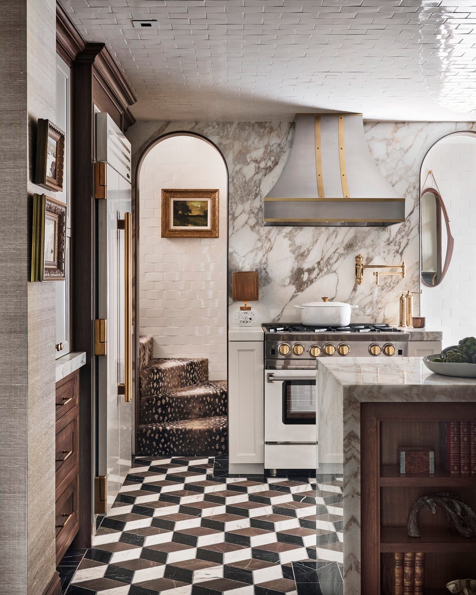 2) Add Drama With Geometric Tile