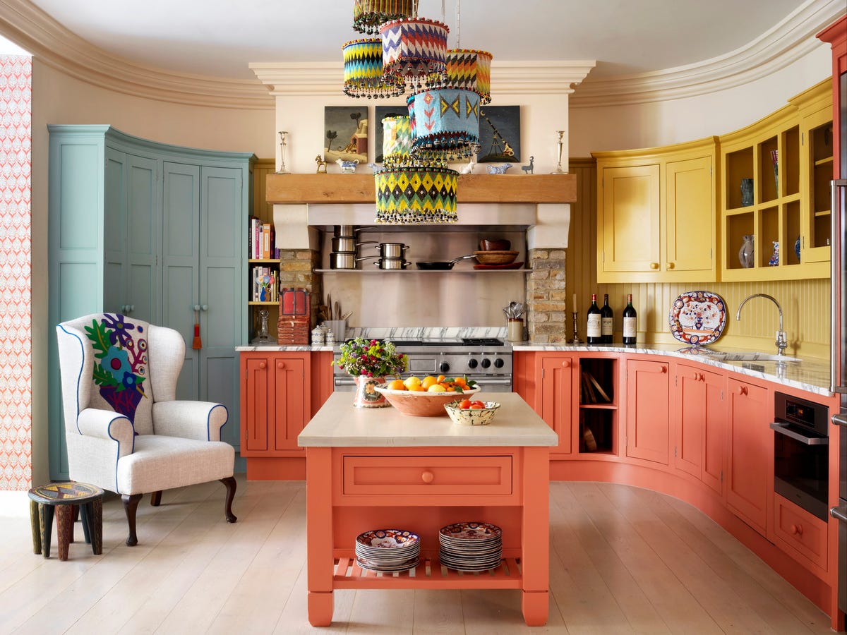 21) Balance Out Bold Cabinetry