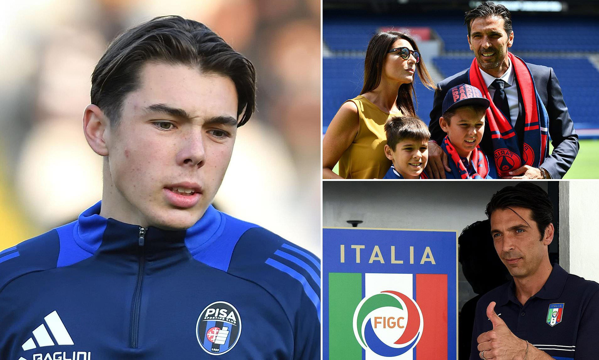 Gianluigi Buffon's son, 17, gets first international call-up Gianluigi Buffon's son, 17, gets first international call-up