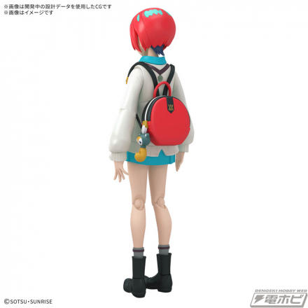 マチュのスカートにはポージングの幅が広がる軟質素材を採用！『機動戦士