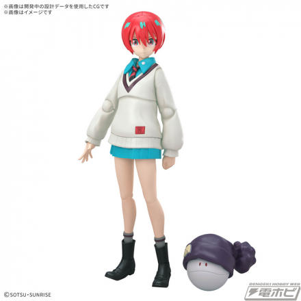 マチュのスカートにはポージングの幅が広がる軟質素材を採用！『機動戦士