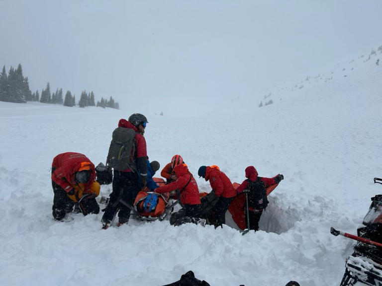 Watch Man ‘extremely fortunate’ to be alive after buried in avalanche