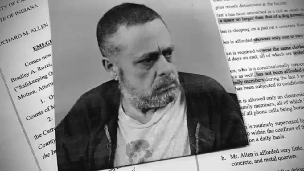 Richard Allen's attorneys file new evidence in Delphi double murder case