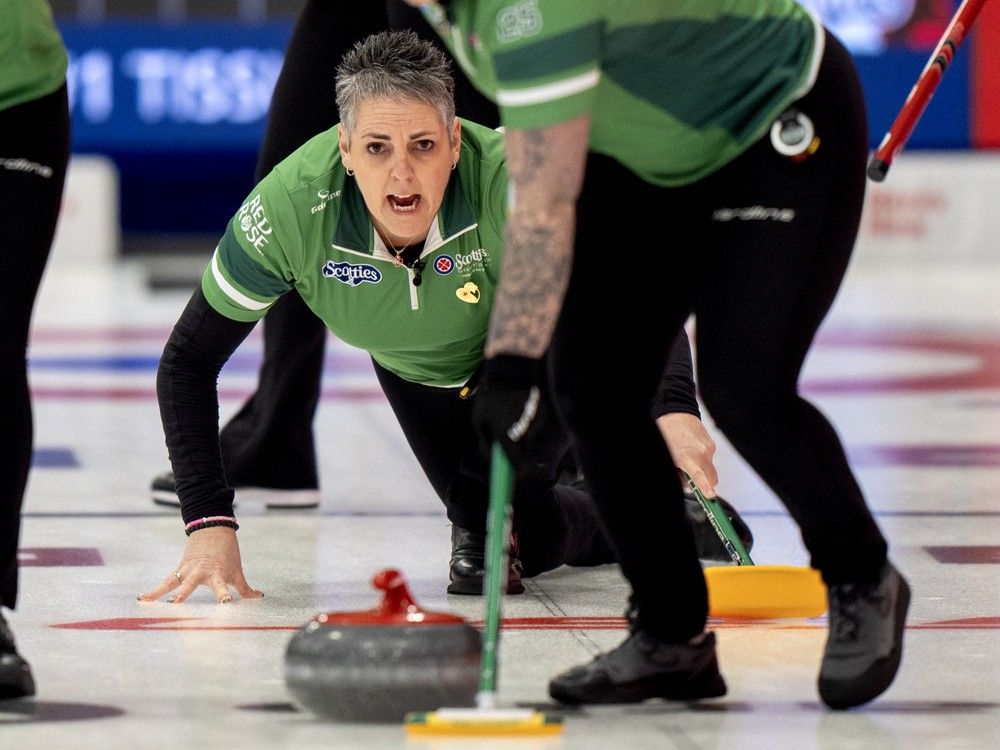 Saskatchewan’s playoff hopes take a hit at the Scotties Tournament of Hearts