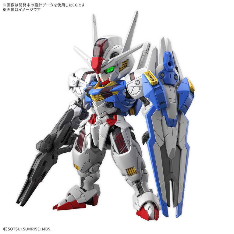 MGSD エアリアル トロハチ メッド バルギル 4点セット 機動戦士ガンダム 水星の魔女：MGSDガンダムエアリアル パー