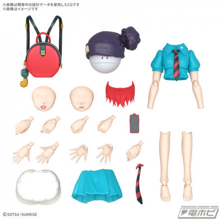 マチュのスカートにはポージングの幅が広がる軟質素材を採用！『機動戦士