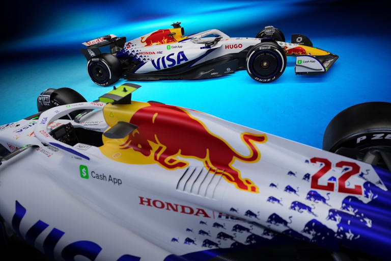 F1新車”雑感”解説2025「レーシングブルズVCARB02」サイド F1新車”雑感”解説2025「レーシングブルズVCARB02」サイド