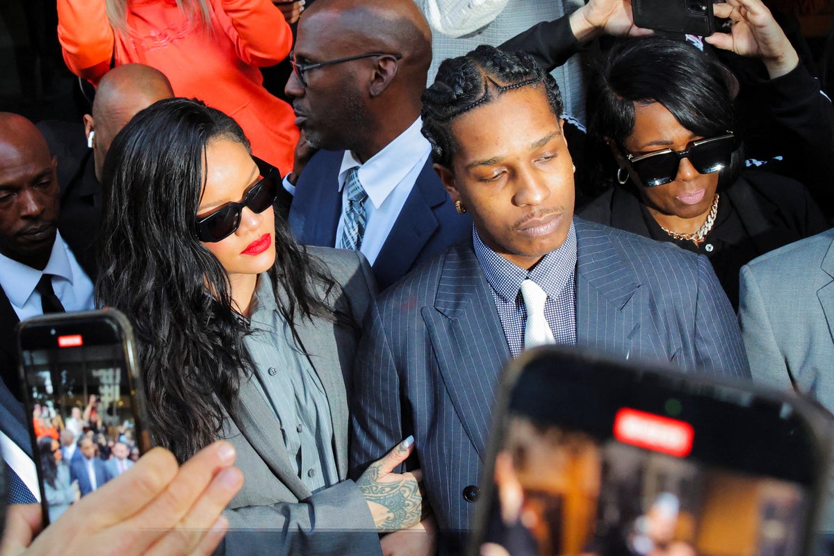 Rihanna claps back at reporter’s ‘weird’ question to AAP Rocky after