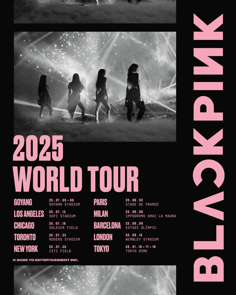 Blackpink Add Additional Shows to 10-City Summer 2025