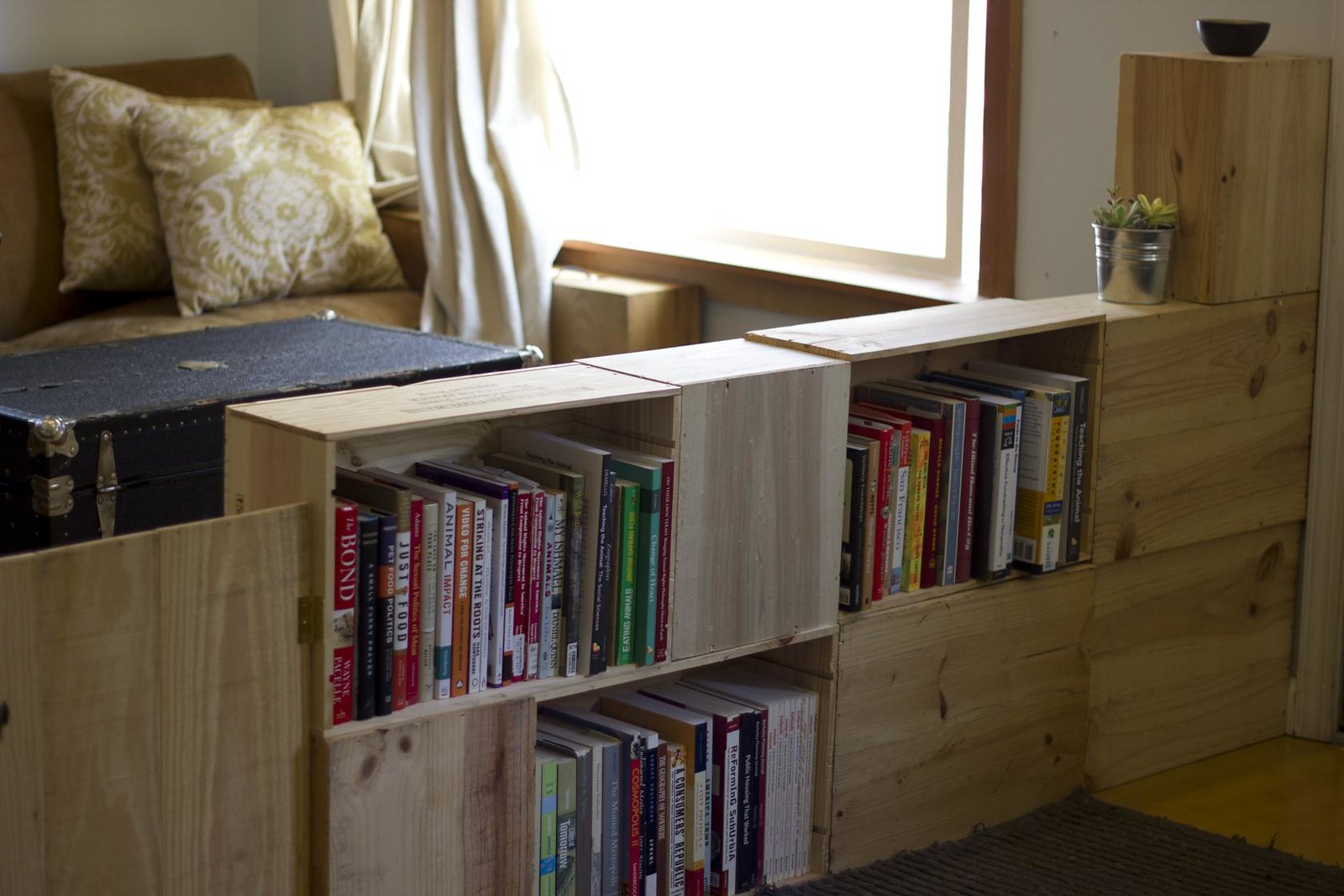Repurposing Wooden Crates at Home