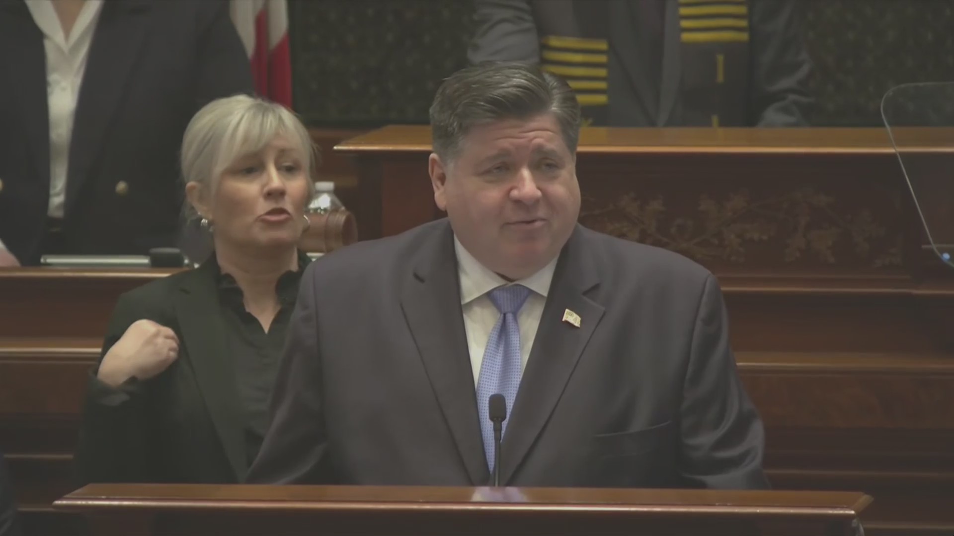 Illinois Gov. Pritzker delivers state of the state budget address