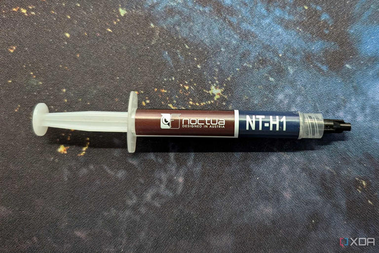 image showing a tube of noctua nt-h1 thermal paste
